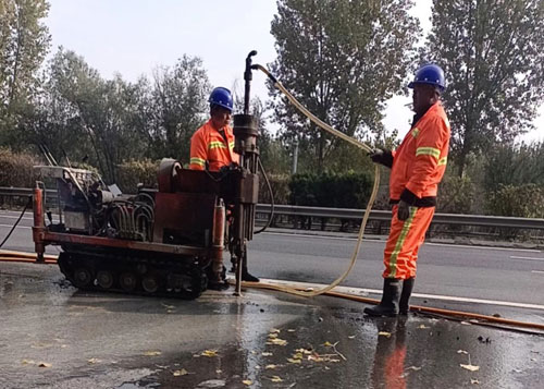 三江高速公路下沉注浆加固